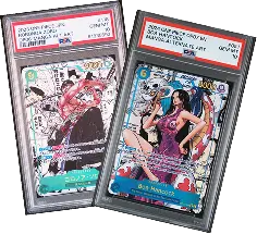 Two PSA-graded One Piece cards